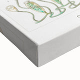 Modern Wall Art - Intricate Botanical Illustration in Elegant Green Hues