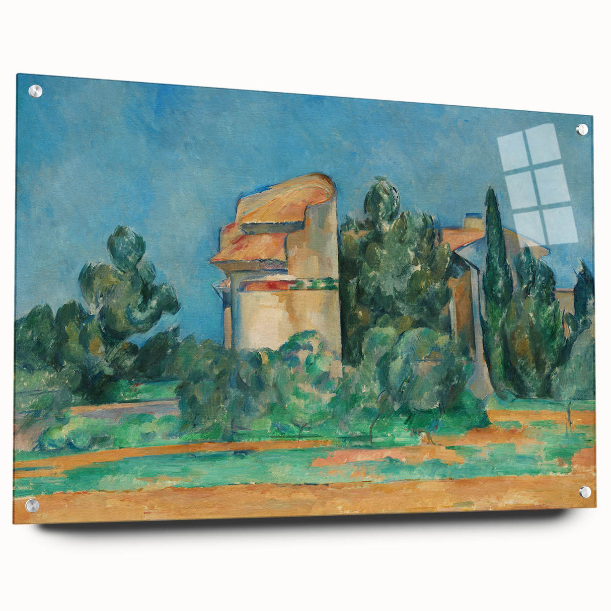 Impressionist Landscape Wall Art - The Pigeon Tower by Cézanne Print