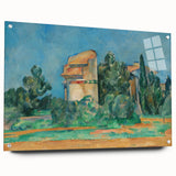 Impressionist Landscape Wall Art - The Pigeon Tower by Cézanne Print