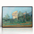 Impressionist Landscape Wall Art - The Pigeon Tower by Cézanne Print