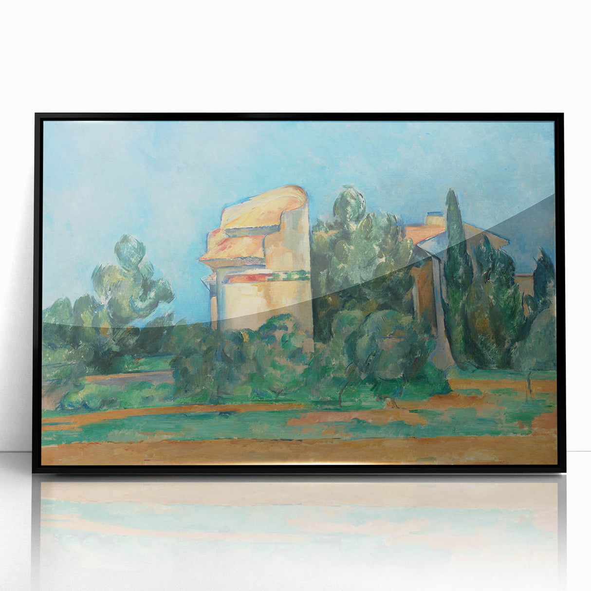 Impressionist Landscape Wall Art - The Pigeon Tower by Cézanne Print