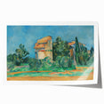 Impressionist Landscape Wall Art - The Pigeon Tower by Cézanne Print
