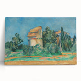 Impressionist Landscape Wall Art - The Pigeon Tower by Cézanne Print
