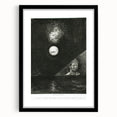 Modern Wall Art - Mysterious Angelic Vision in Monochrome Design