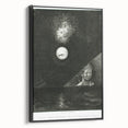 Modern Wall Art - Mysterious Angelic Vision in Monochrome Design