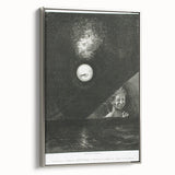 Modern Wall Art - Mysterious Angelic Vision in Monochrome Design