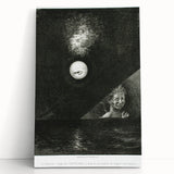 Modern Wall Art - Mysterious Angelic Vision in Monochrome Design