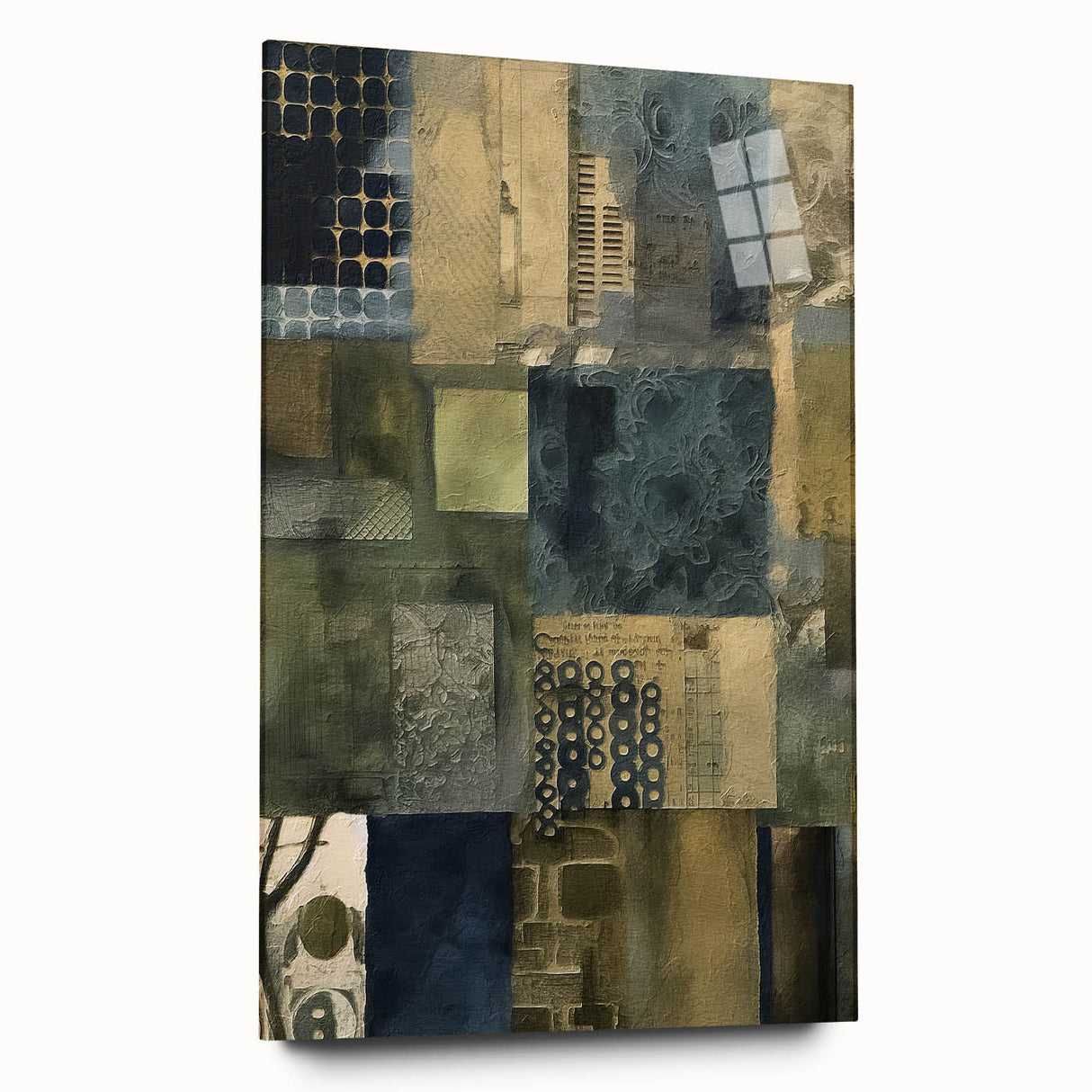 Abstract Rustic Wall Art - Textured Patterns for Farmhouse Decor