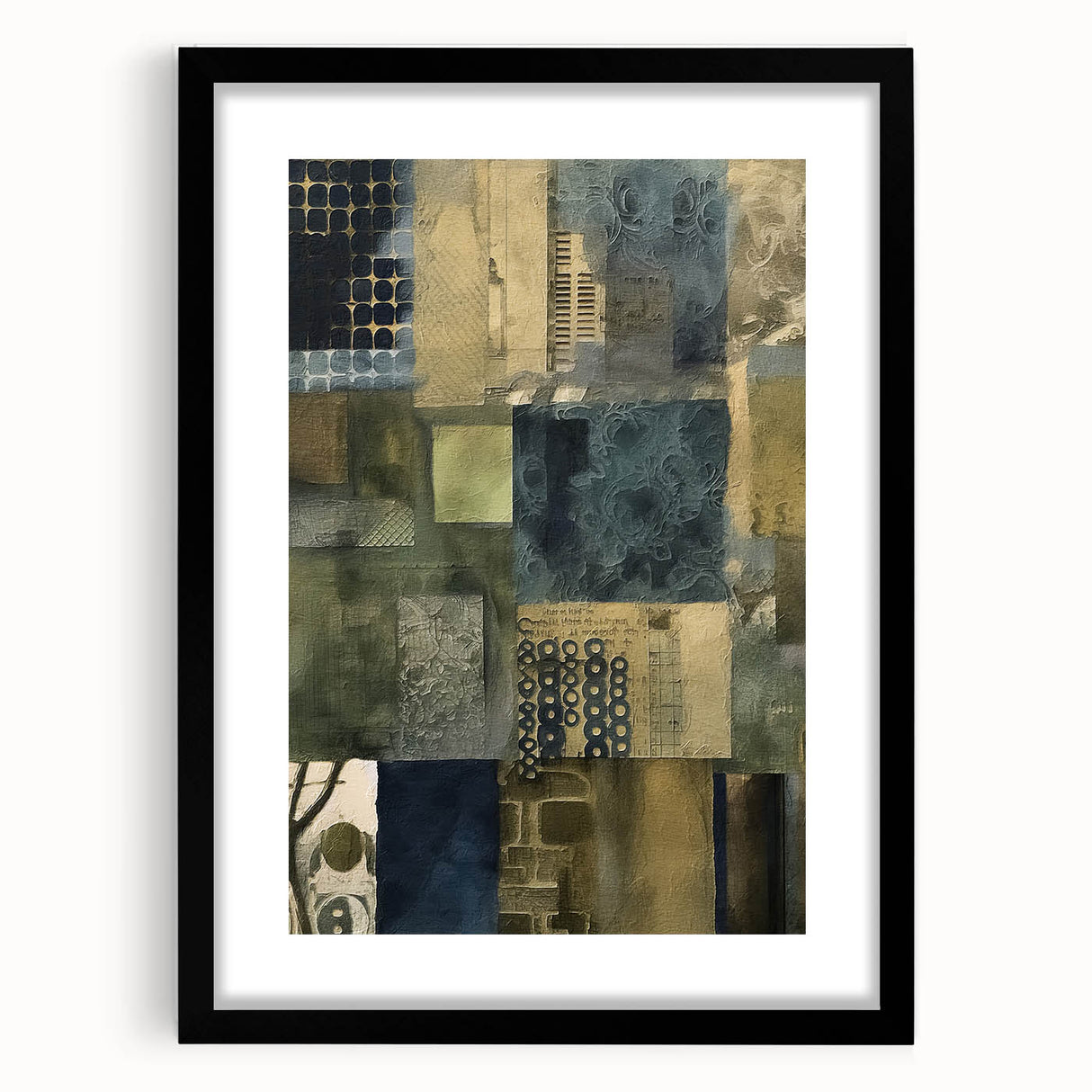 Abstract Rustic Wall Art - Textured Patterns for Farmhouse Decor