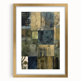 Abstract Rustic Wall Art - Textured Patterns for Farmhouse Decor