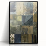 Abstract Rustic Wall Art - Textured Patterns for Farmhouse Decor