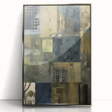 Abstract Rustic Wall Art - Textured Patterns for Farmhouse Decor