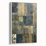 Abstract Rustic Wall Art - Textured Patterns for Farmhouse Decor