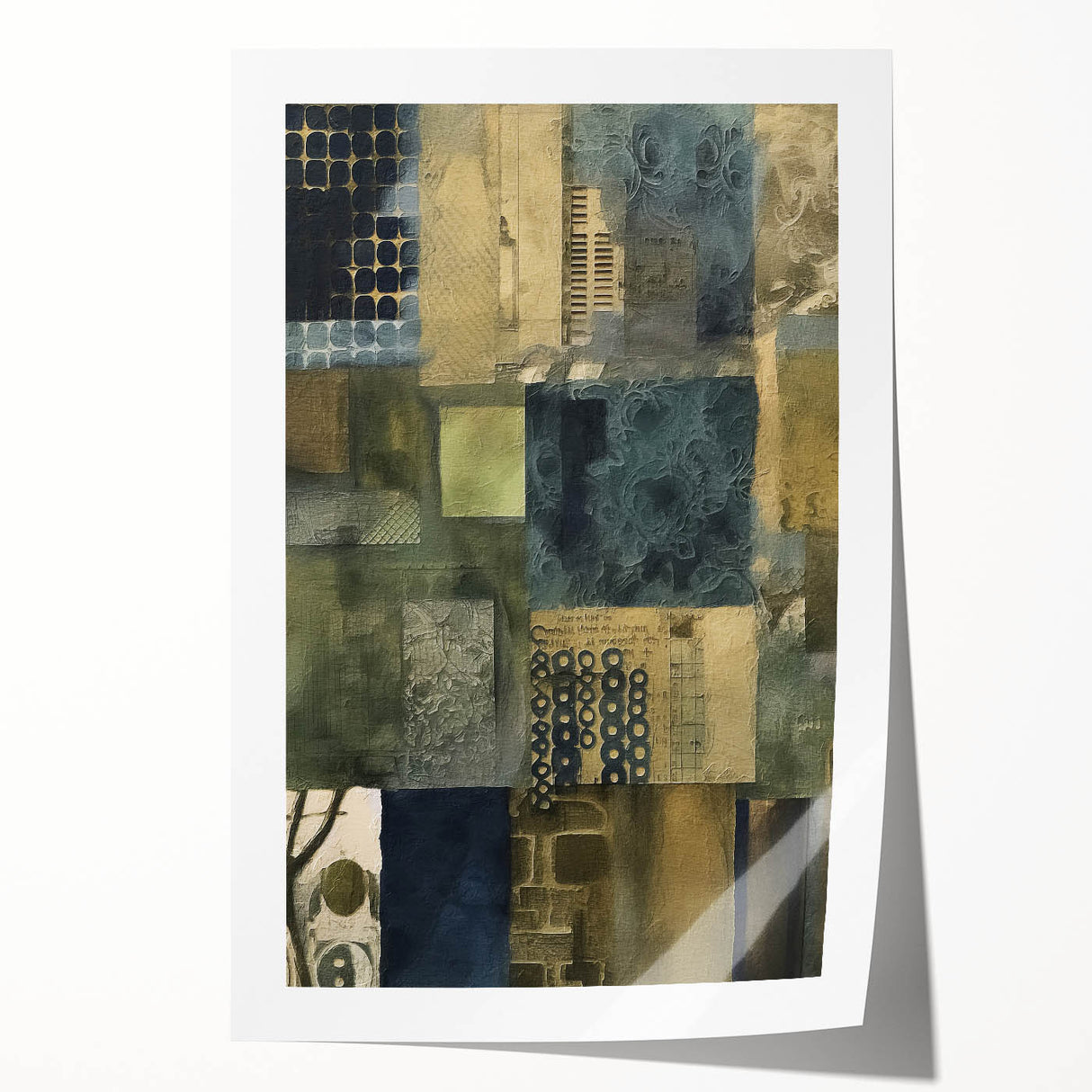 Abstract Rustic Wall Art - Textured Patterns for Farmhouse Decor