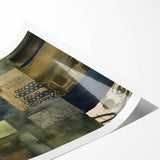 Abstract Rustic Wall Art - Textured Patterns for Farmhouse Decor