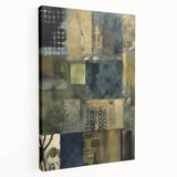 Abstract Rustic Wall Art - Textured Patterns for Farmhouse Decor