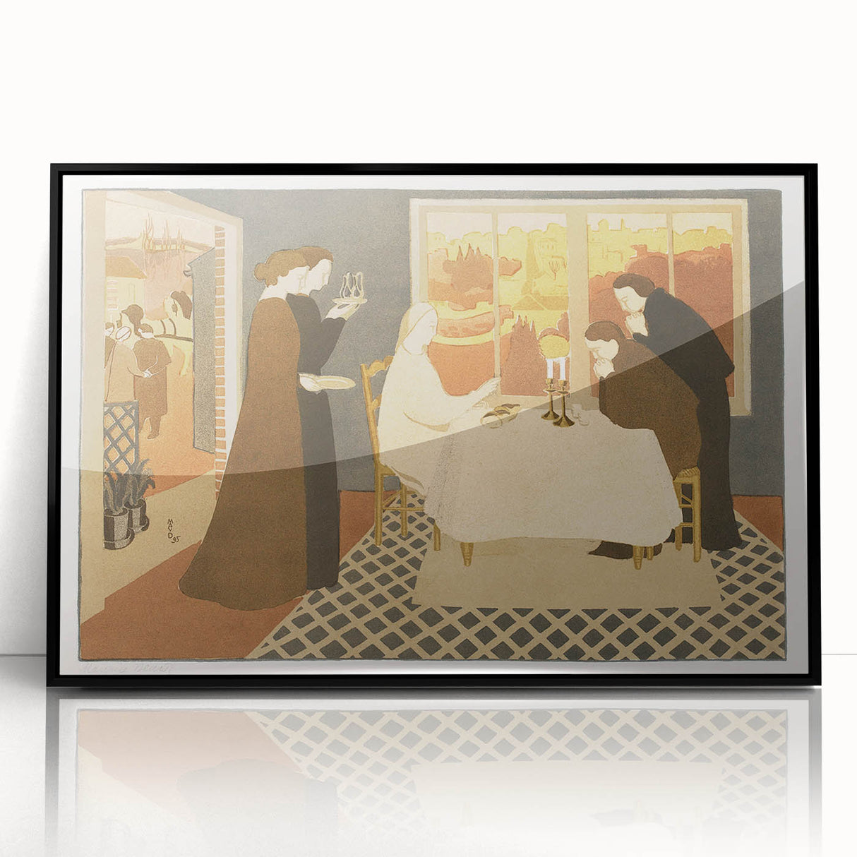 French Impressionist Art - Pilgrims of Emmaus by Maurice Denis Print