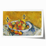 Impressionist Still Life - The Plate of Apples by Paul Cézanne Print