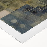 Textured Abstract Rustic Wall Art - Industrial Patterns for Farmhouse Decor