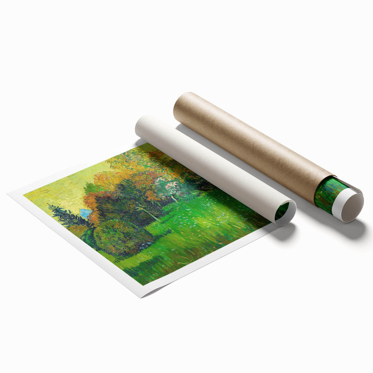 Impressionist Landscape Art - The Poet's Garden by Vincent van Gogh