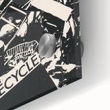 Modern Wall Art - Bold Recycle Poster with Vibrant Eco Message