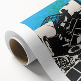 Modern Wall Art - Bold Recycle Poster with Vibrant Eco Message