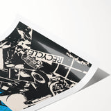 Modern Wall Art - Bold Recycle Poster with Vibrant Eco Message