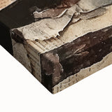 Layered Rustic Wall Art - Textured Earth Tones for Farmhouse Decor