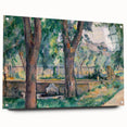 Impressionist Landscape Art - The Pool at Jas de Bouffan by Cézanne