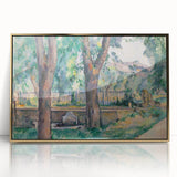 Impressionist Landscape Art - The Pool at Jas de Bouffan by Cézanne