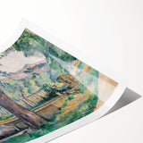 Impressionist Landscape Art - The Pool at Jas de Bouffan by Cézanne