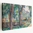Impressionist Landscape Art - The Pool at Jas de Bouffan by Cézanne