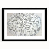 Modern Wall Art - Abstract Geometric Ocean Design