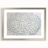 Modern Wall Art - Abstract Geometric Ocean Design