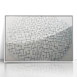 Modern Wall Art - Abstract Geometric Ocean Design