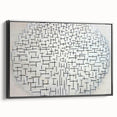 Modern Wall Art - Abstract Geometric Ocean Design