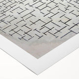 Modern Wall Art - Abstract Geometric Ocean Design