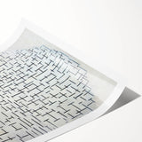 Modern Wall Art - Abstract Geometric Ocean Design