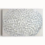 Modern Wall Art - Abstract Geometric Ocean Design