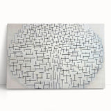 Modern Wall Art - Abstract Geometric Ocean Design