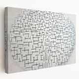 Modern Wall Art - Abstract Geometric Ocean Design