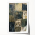Abstract Rustic Wall Art - Earthy Texture and Patterns for Farmhouse Decor