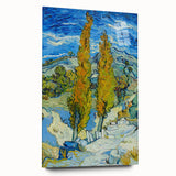 Impressionist Landscape - The Poplars at Saint-Rémy by Vincent van Gogh