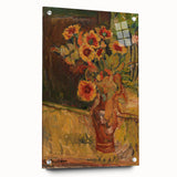 Modern Wall Art - Vibrant Floral Bouquet in Expressive Brushstrokes