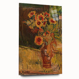 Modern Wall Art - Vibrant Floral Bouquet in Expressive Brushstrokes