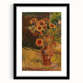 Modern Wall Art - Vibrant Floral Bouquet in Expressive Brushstrokes