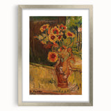 Modern Wall Art - Vibrant Floral Bouquet in Expressive Brushstrokes