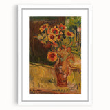 Modern Wall Art - Vibrant Floral Bouquet in Expressive Brushstrokes