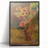 Modern Wall Art - Vibrant Floral Bouquet in Expressive Brushstrokes