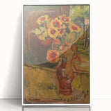 Modern Wall Art - Vibrant Floral Bouquet in Expressive Brushstrokes